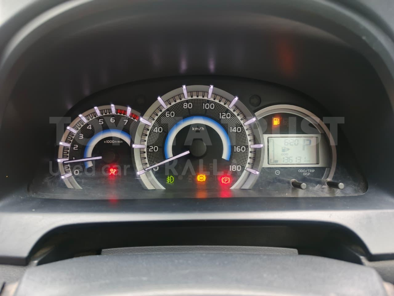 Foto Bagian Odometer Mobil